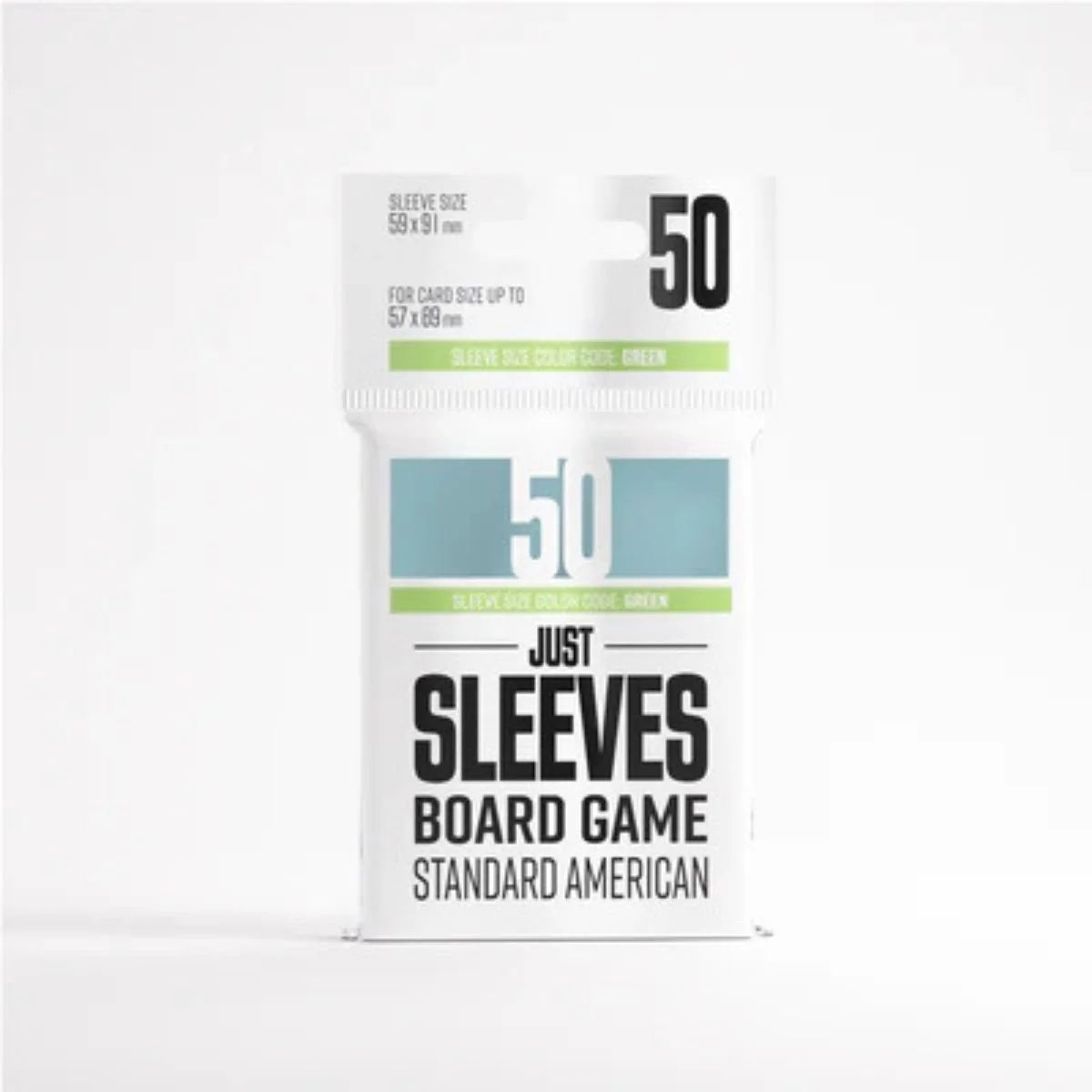 Just Sleeves - 50ct Standard American Board Game Sleeves 59mm x 91mm