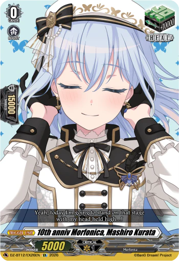 10th anniv Morfonica, Mashiro Kurata - DZ-BT12/EX26EN - Extra Rare