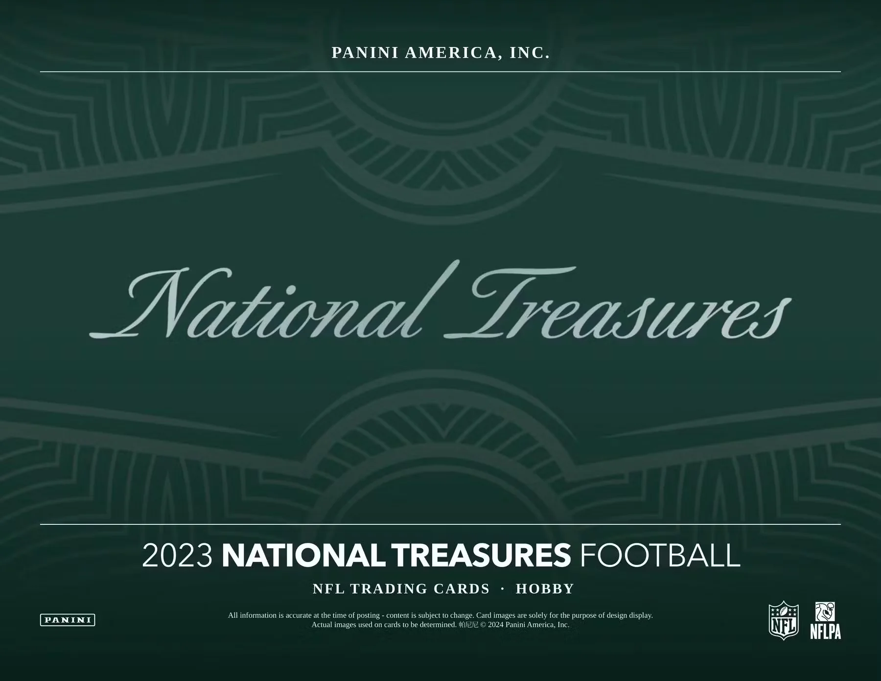 2023 Panini National Treasures Football Hobby Box - Image 3
