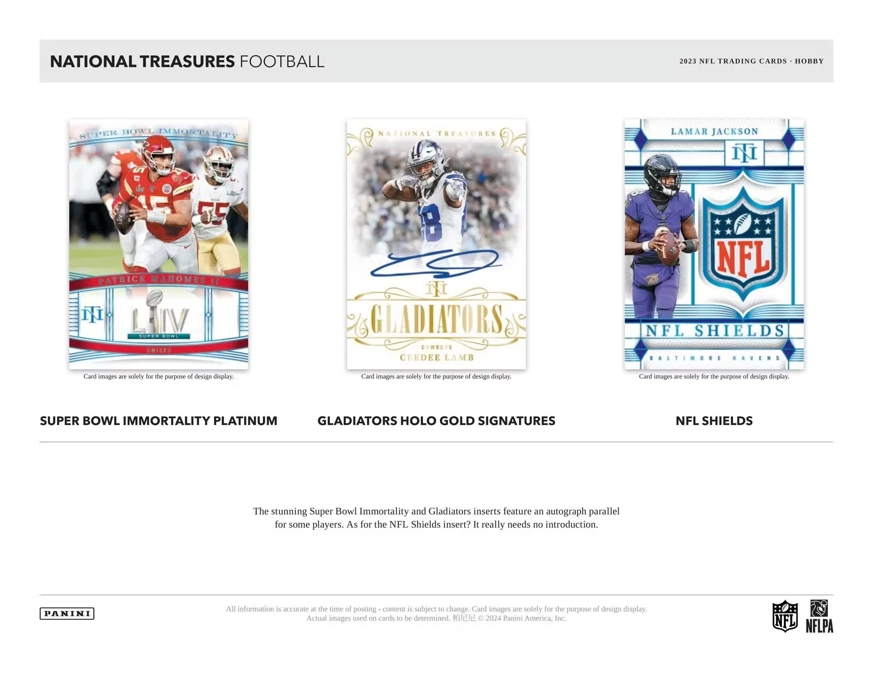 2023 Panini National Treasures Football Hobby Box - Image 6