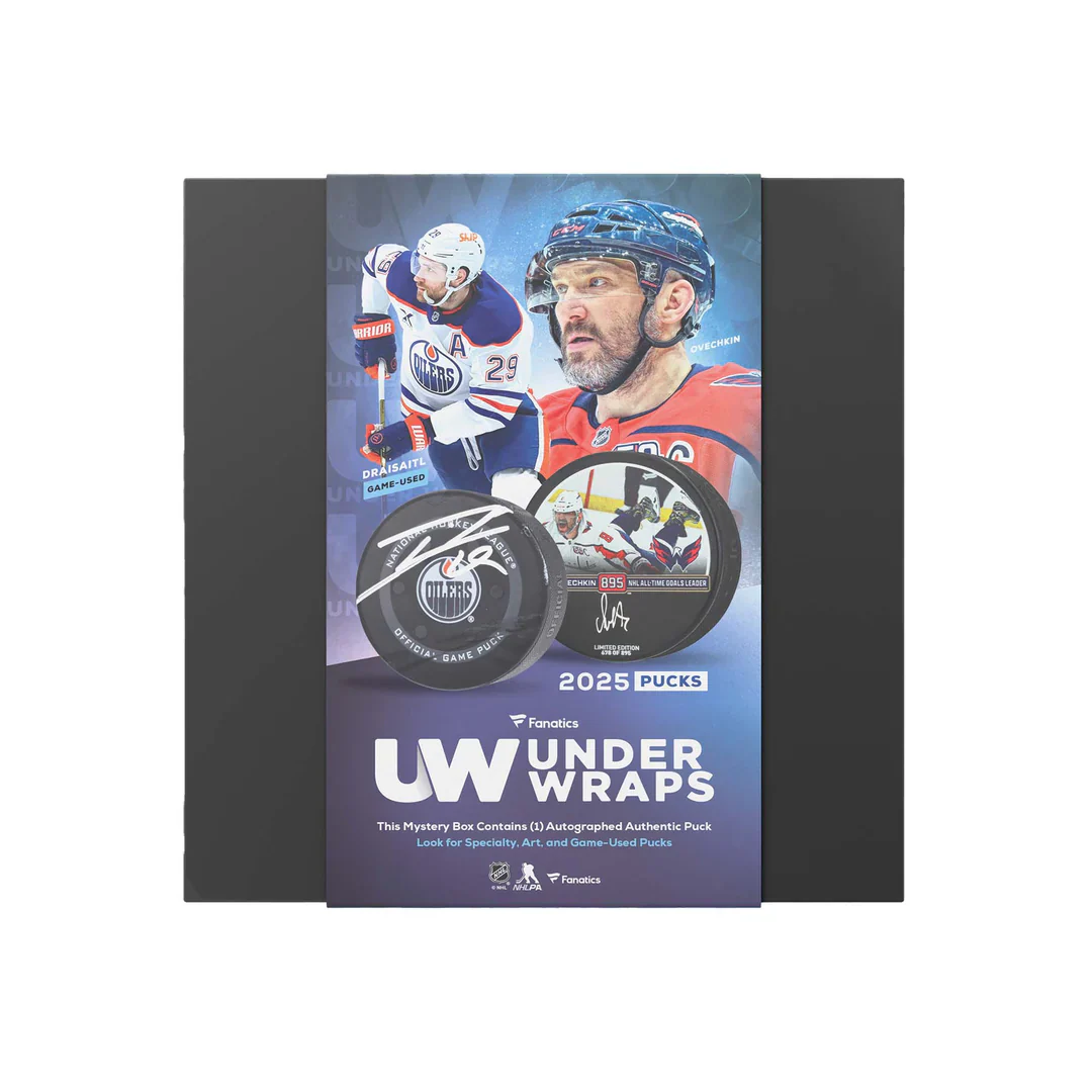 2024-25 Fanatics Under Wraps Autographed Hockey Puck