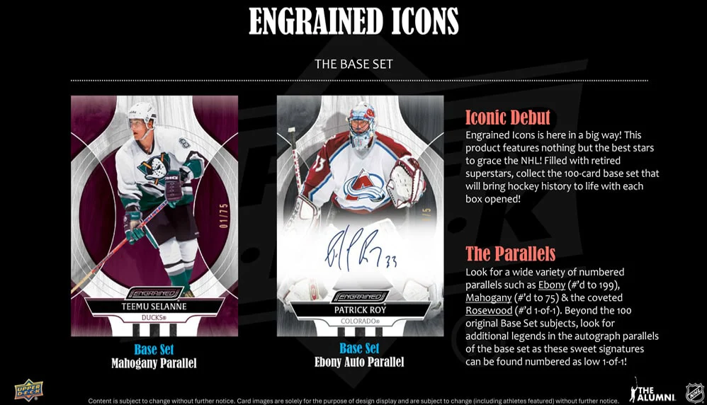 2024-25 Upper Deck Engrained Icons Hockey Hobby Box - Image 4