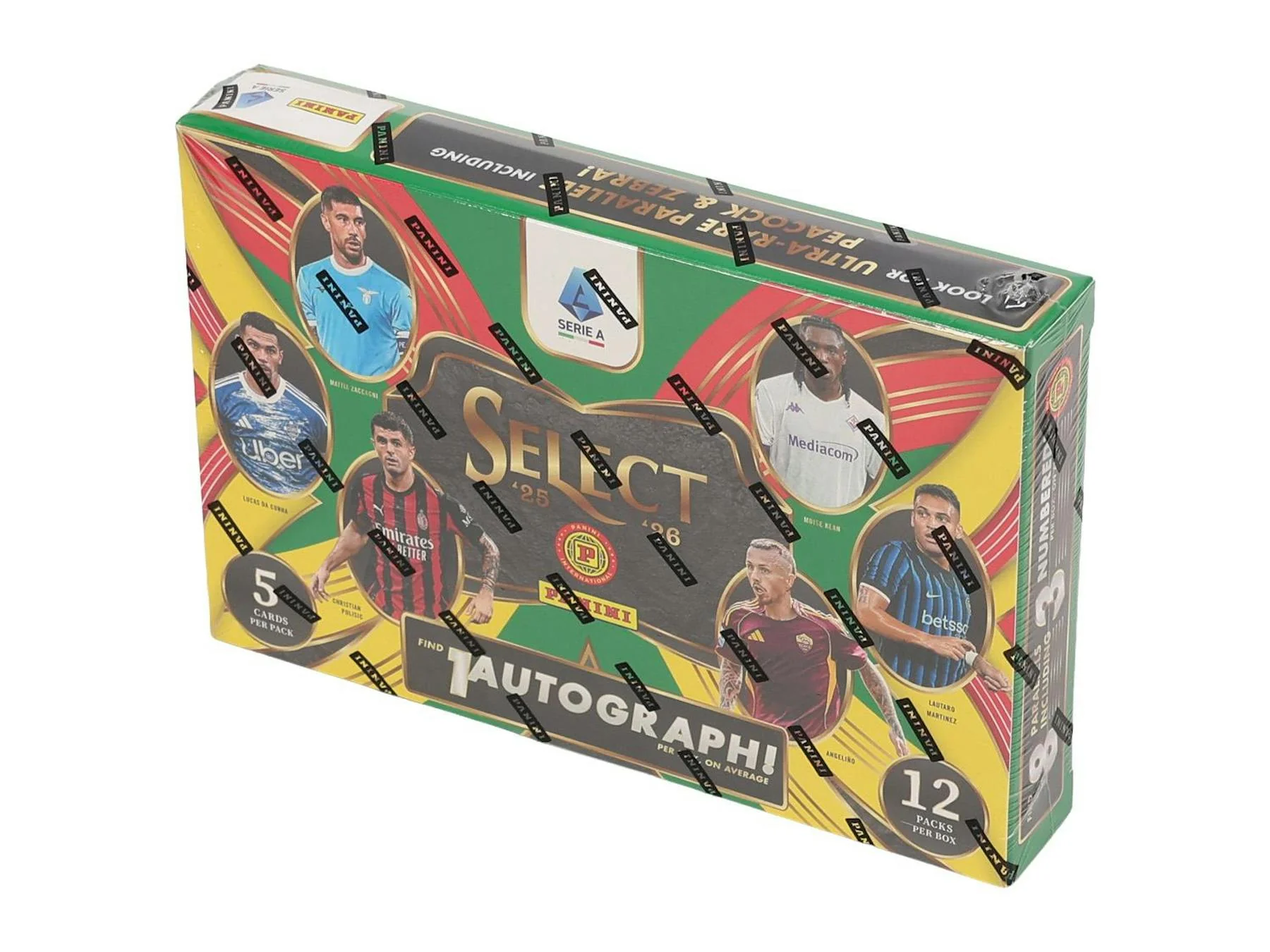 2025-26 Panini Select Serie A Soccer Hobby International Box