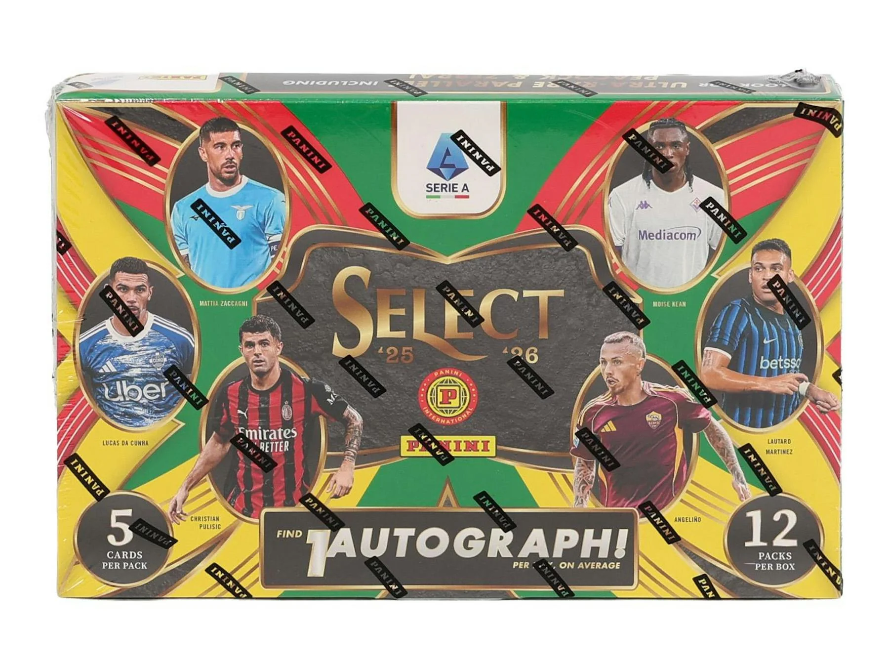 2025-26 Panini Select Serie A Soccer Hobby International Box - Image 2
