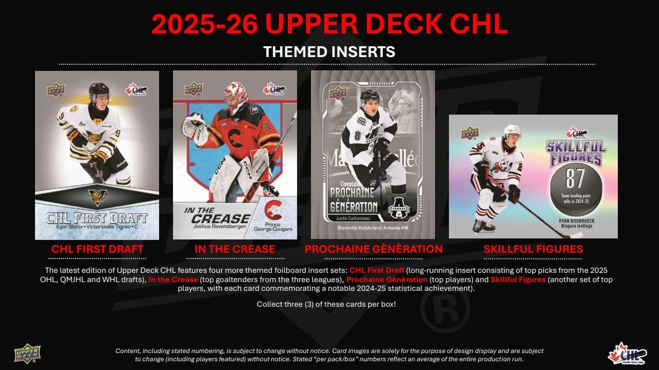 2025-26 Upper Deck CHL Hockey Blaster Box (Pre-Order) - Image 5
