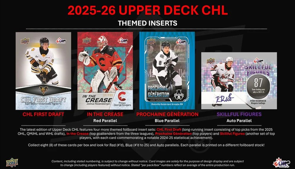 2025-26 Upper Deck CHL Hockey Hobby Box (Pre-Order) - Image 5