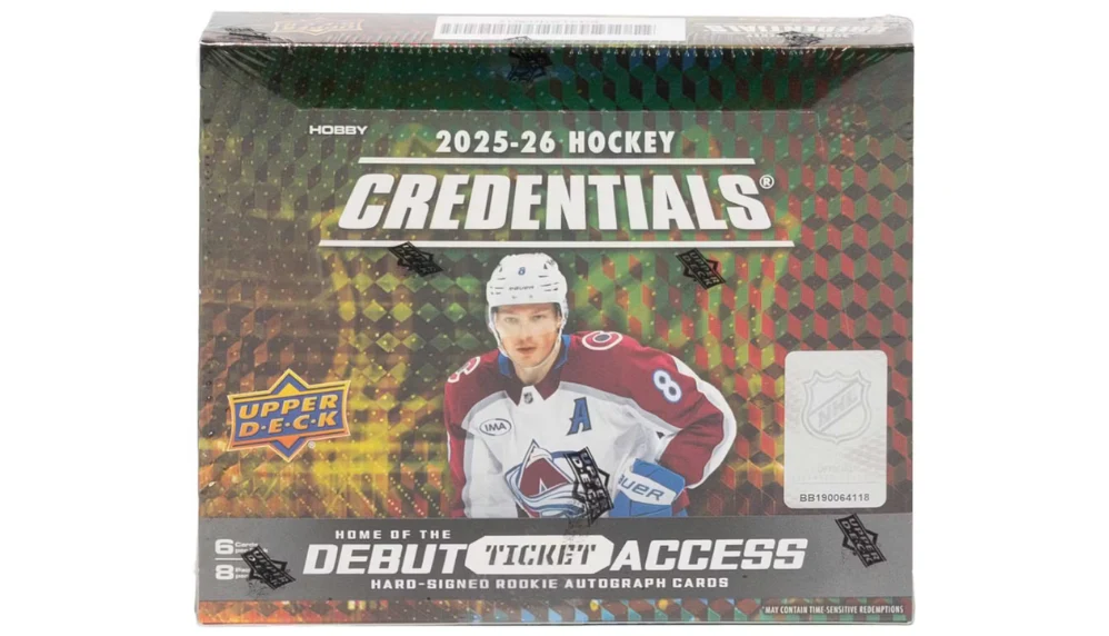 2025-26 Upper Deck Credentials Hockey Hobby Box - Image 2