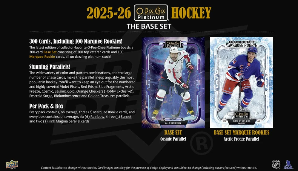 2025-26 Upper Deck O-Pee-Chee Platinum Hockey Hobby Pack - Image 5
