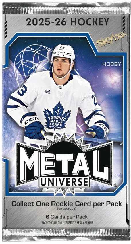 2025-26 Upper Deck Skybox Metal Universe Hockey Hobby Pack