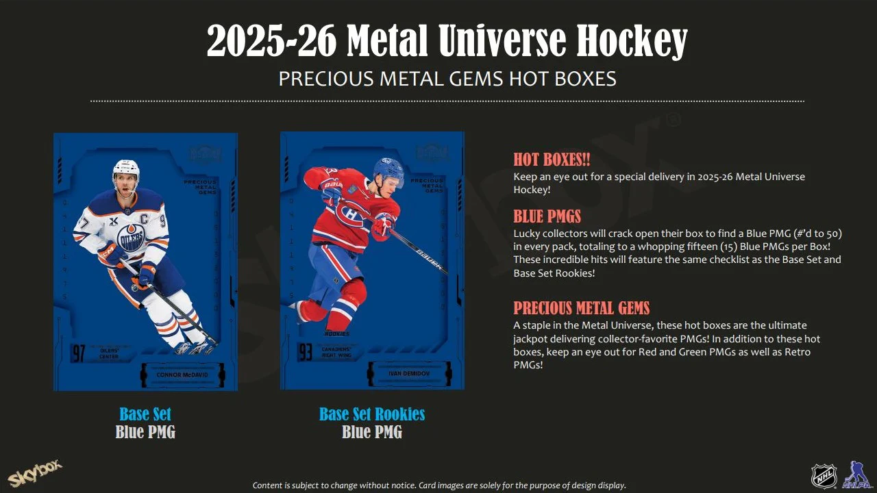 2025-26 Upper Deck Skybox Metal Universe Hockey Hobby Pack - Image 5