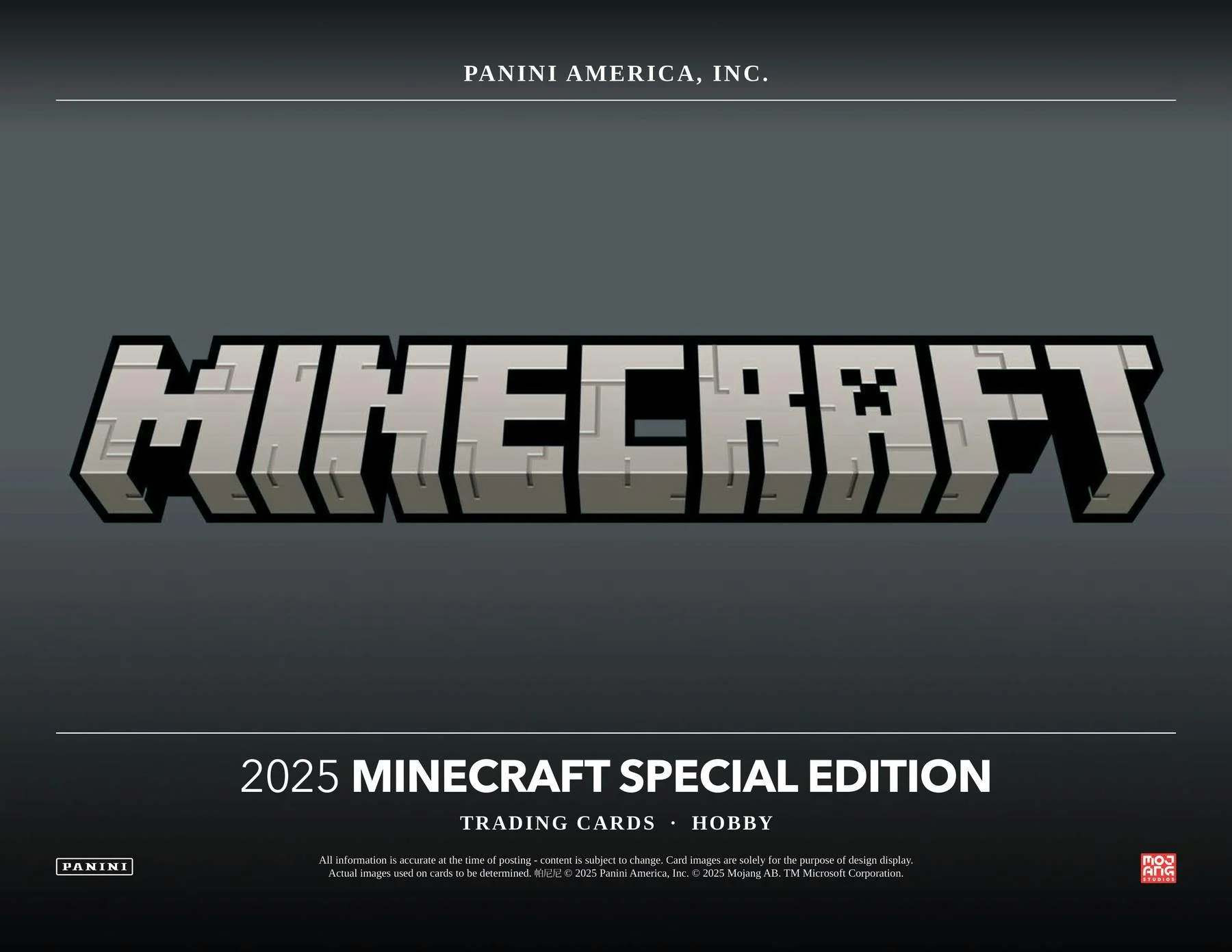 2025 Panini Minecraft Special Edition Hobby Box - Image 3