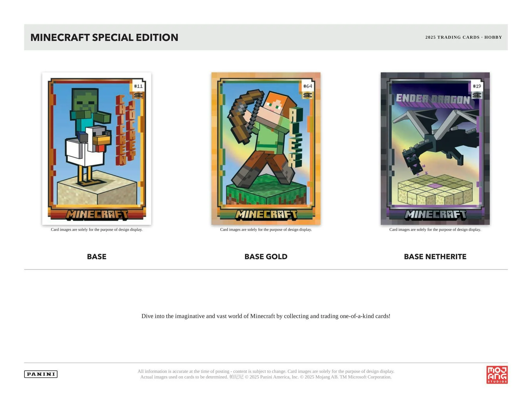 2025 Panini Minecraft Special Edition Hobby Box - Image 4
