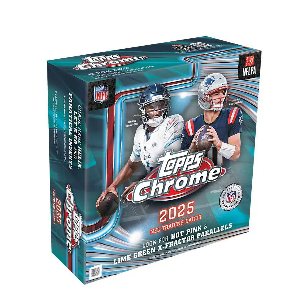 2025 Topps Chrome Football Mega Box