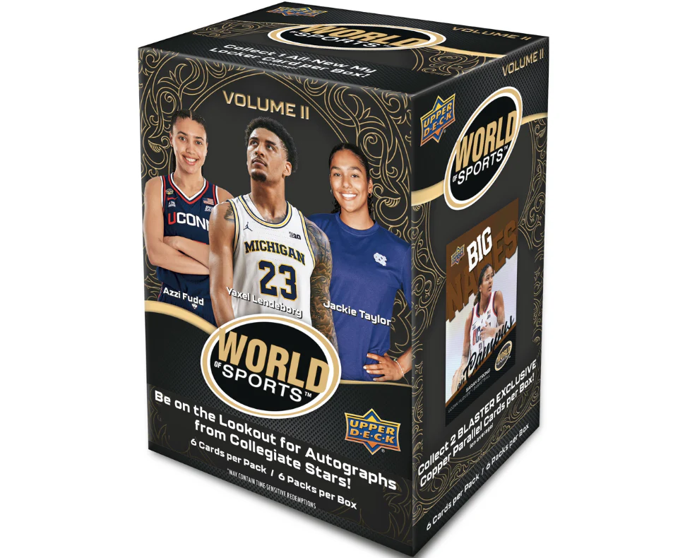 2025 Upper Deck World of Sports Volume 2 Multisport Blaster Box