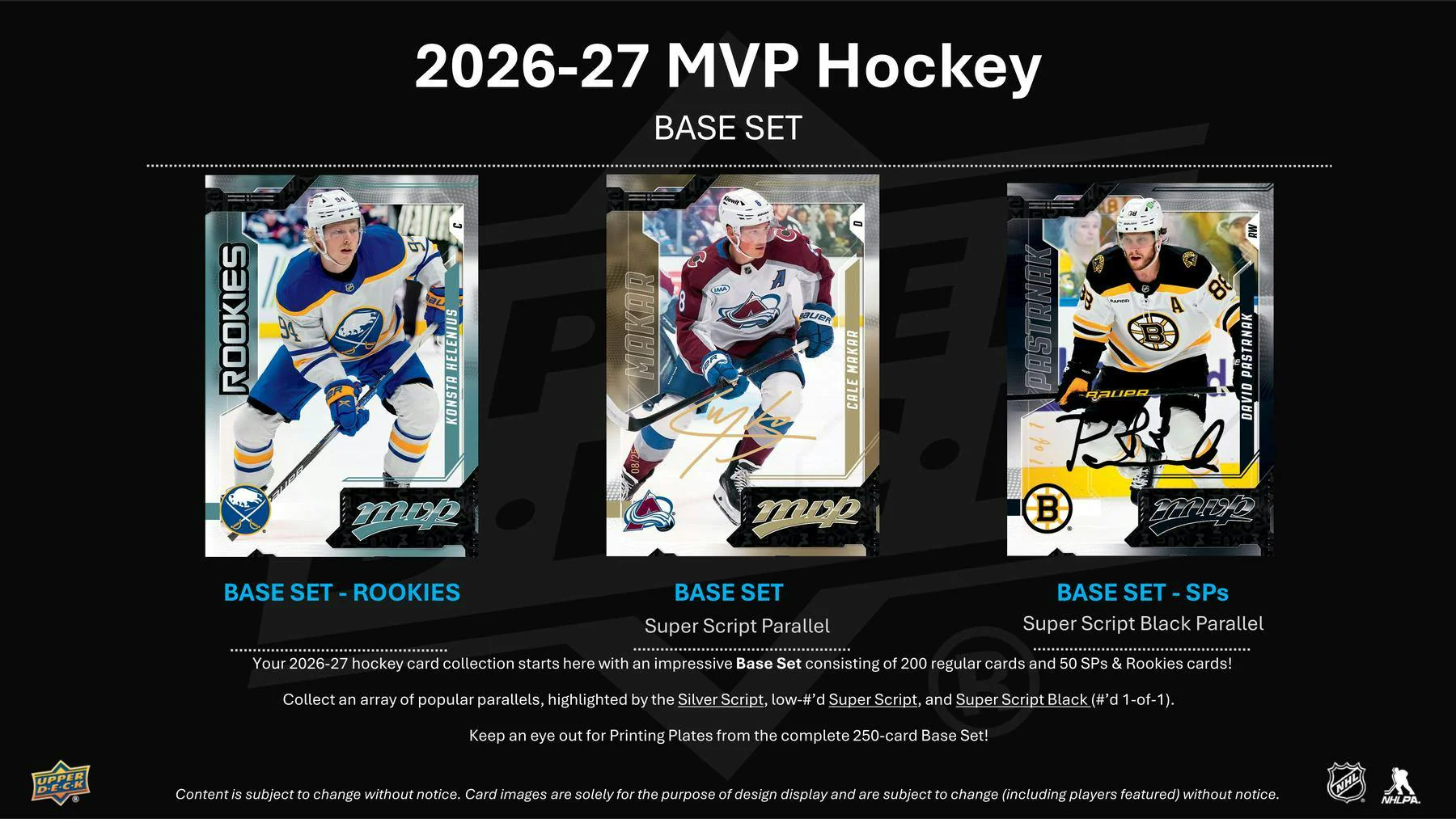 2026-27 Upper Deck MVP Hockey Hobby Box (Pre-Order) - Image 2