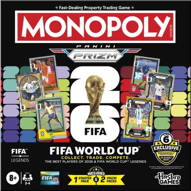 2026 Panini Prizm Monopoly FIFA World Cup Soccer Board Game