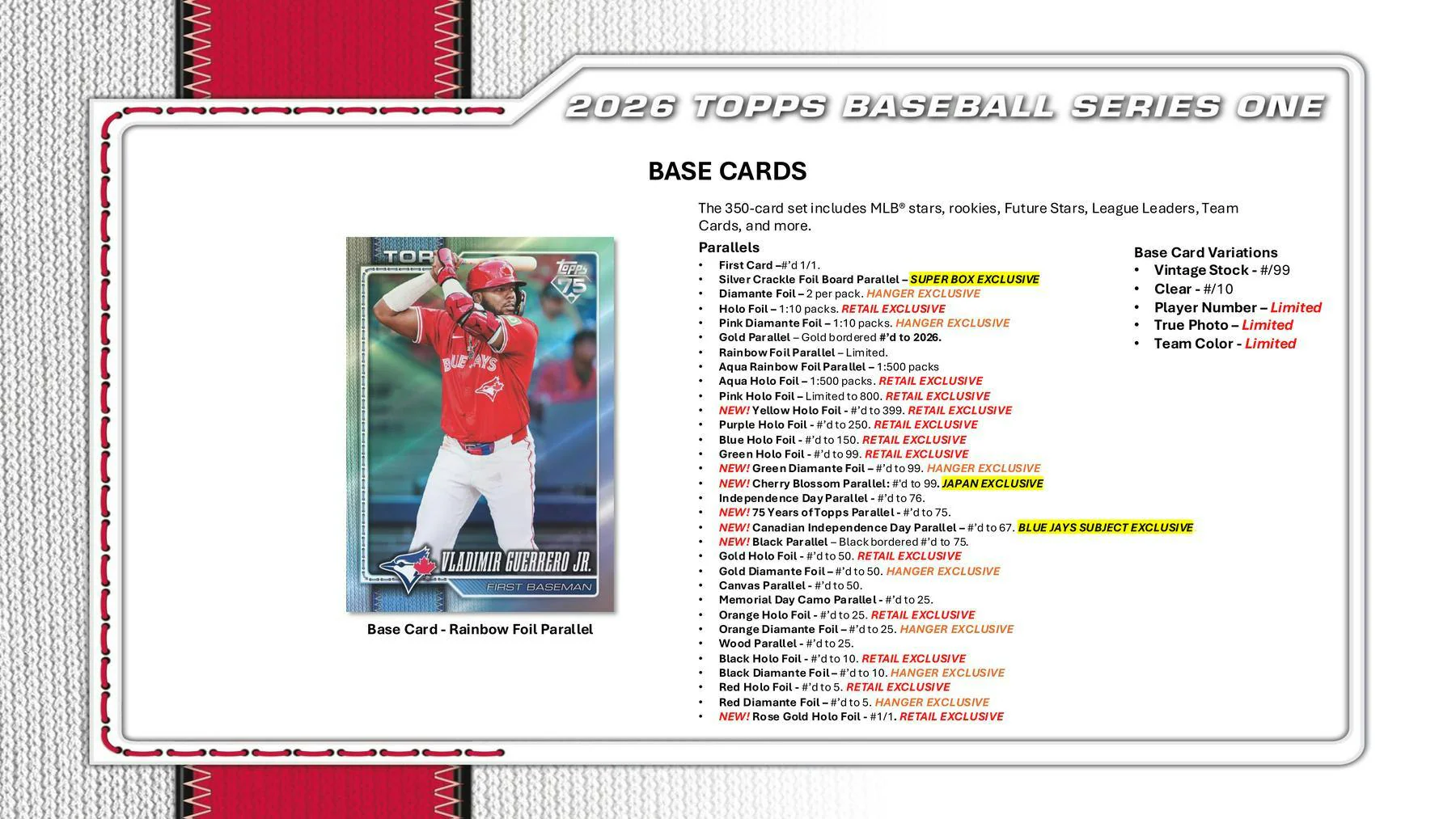 2026 Topps Series 1 Baseball Mega Box - Image 4