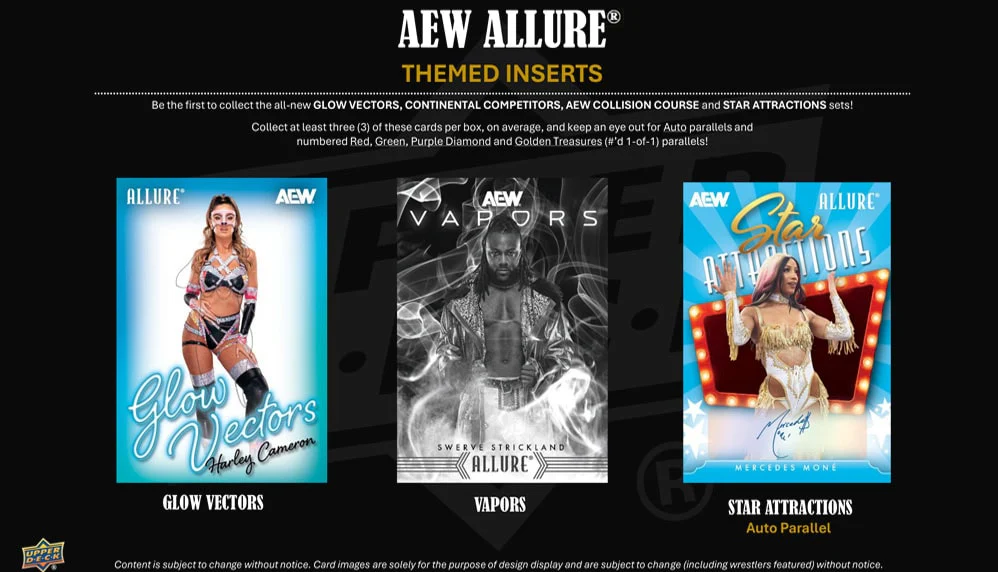 2026 Upper Deck AEW All Elite Wrestling Allure Hobby Box - Image 5