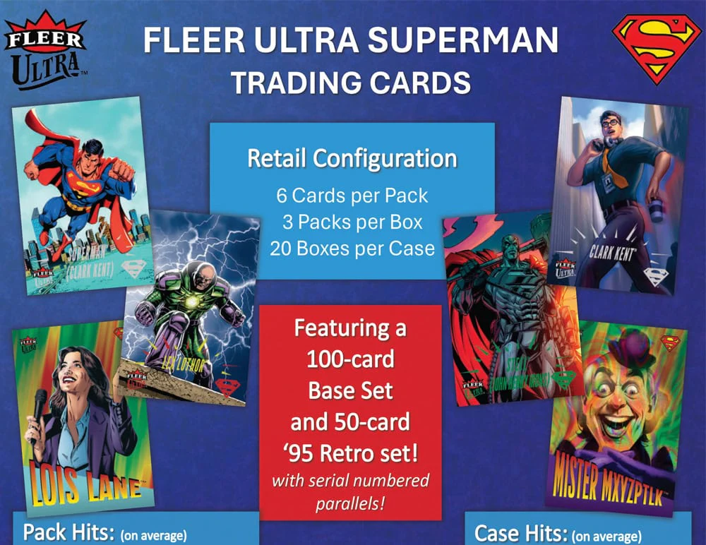 2026 Upper Deck Fleer Ultra Superman Blaster Box - Image 3
