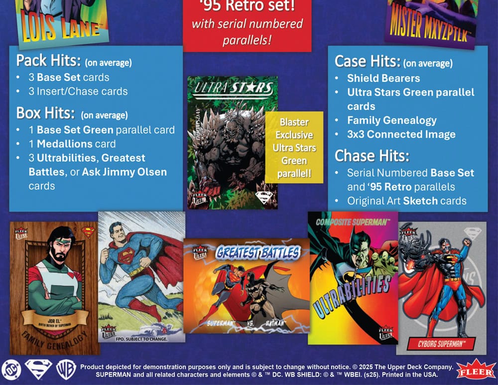 2026 Upper Deck Fleer Ultra Superman Blaster Box - Image 4
