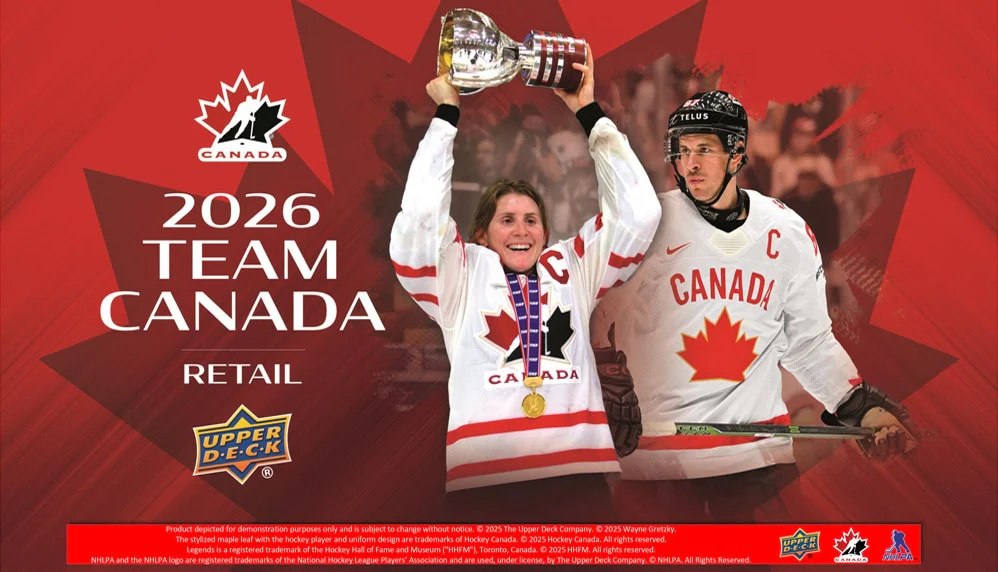 2026 Upper Deck Team Canada Hockey Blaster Box (Pre-Order)