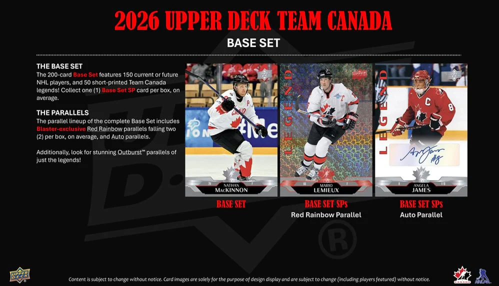 2026 Upper Deck Team Canada Hockey Blaster Box (Pre-Order) - Image 3
