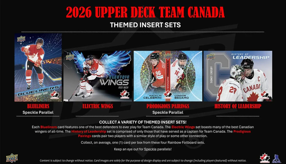 2026 Upper Deck Team Canada Hockey Blaster Box (Pre-Order) - Image 4