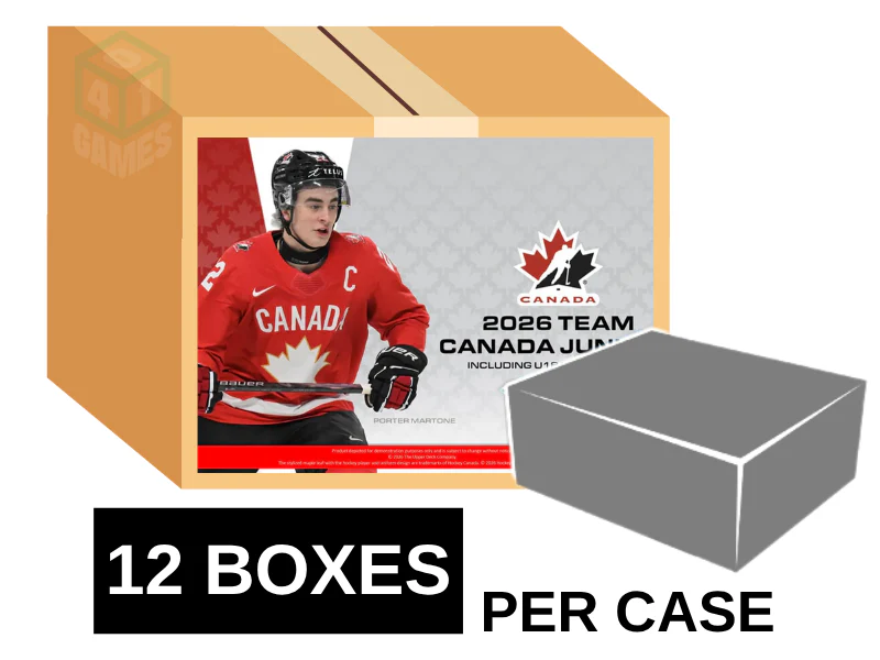 2026 Upper Deck Team Canada Juniors Hockey Hobby 12 Box Case (Pre-Order)
