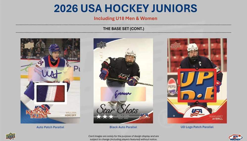 2026 Upper Deck Team USA Juniors Hockey Hobby Box (Pre-Order) - Image 4