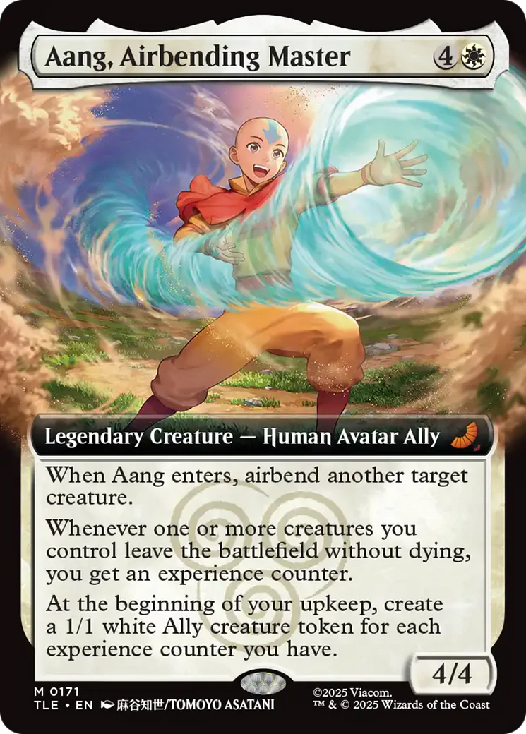 Aang, Airbending Master - Extended Art (TLE)