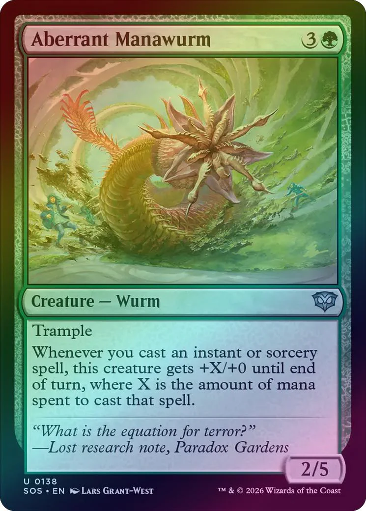Aberrant Manawurm (Foil) (SOS)