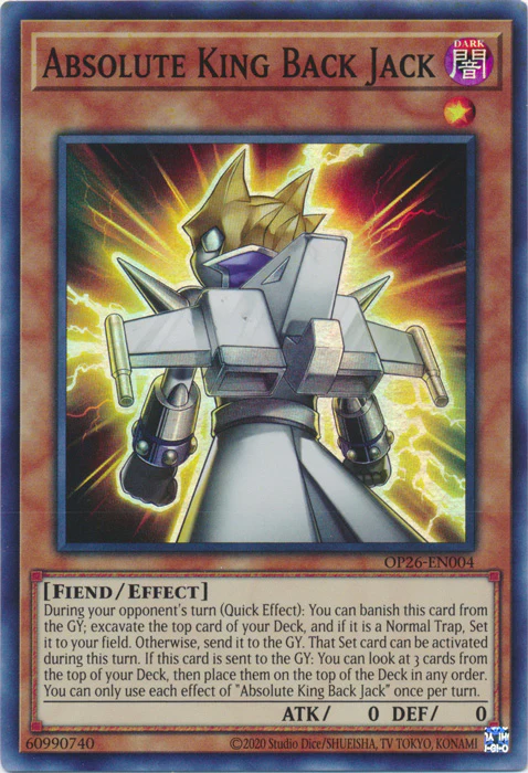 Absolute King Back Jack - OP26-EN004 - Super Rare - Unlimited