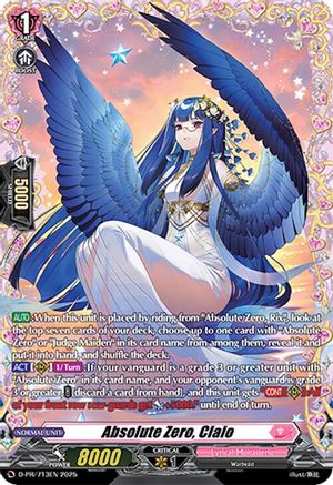 Absolute Zero, Claio - D-PR/713EN - Promo