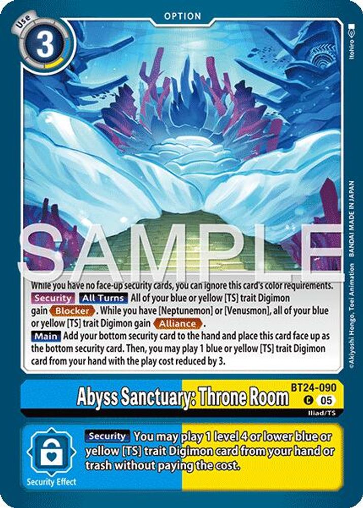 Abyss Sanctuary: Throne Room - BT24-090 - Common