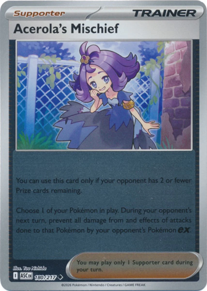 Acerola's Mischief - 180/217 - Uncommon - Reverse Holo