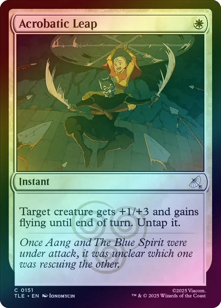 Acrobatic Leap (Foil) (TLE)