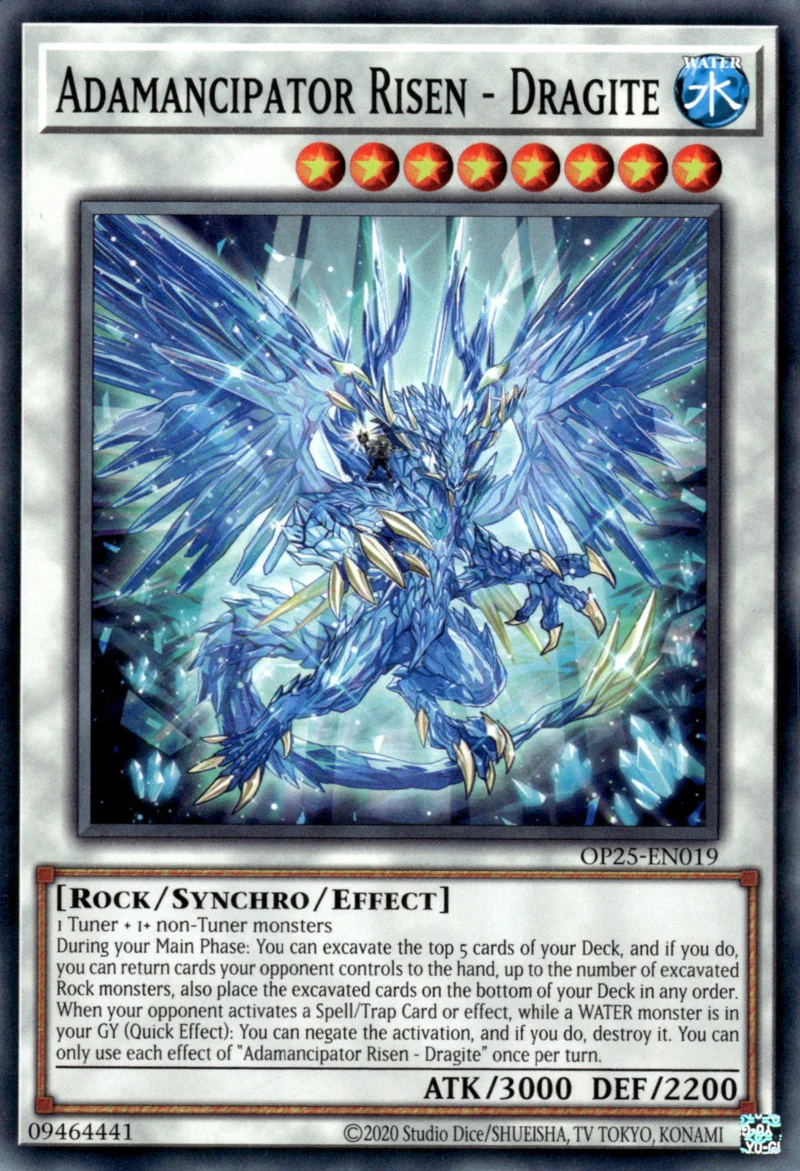 Adamancipator Risen - Dragite - OP25-EN019 - Common - Unlimited