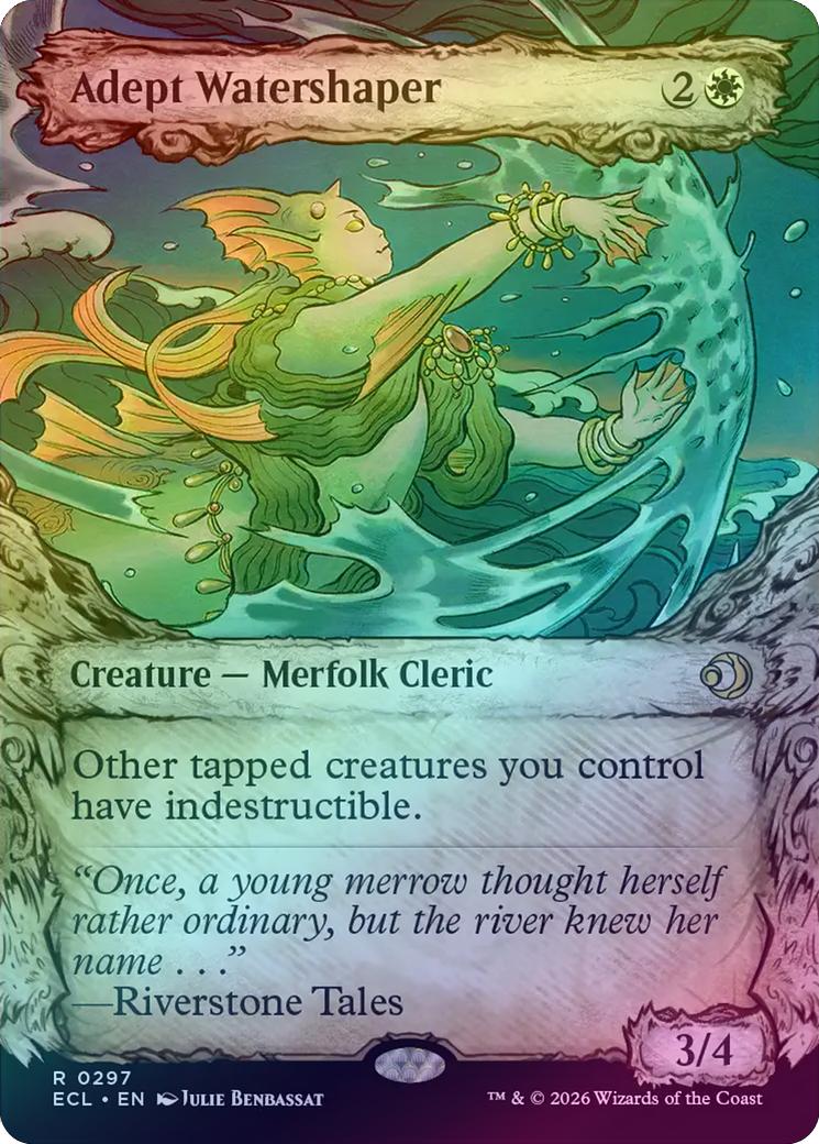 Adept Watershaper - Fable Frame Showcase (Foil) (ECL)