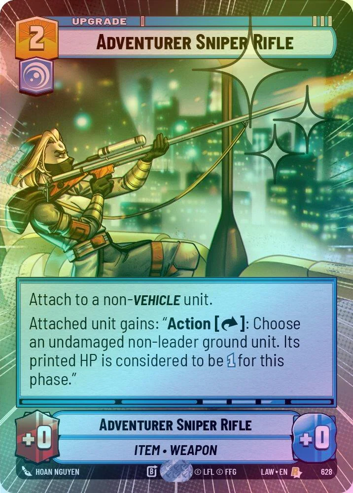 Adventurer's Sniper Rifle (Hyperspace Foil) - 628 - Rare (Foil)