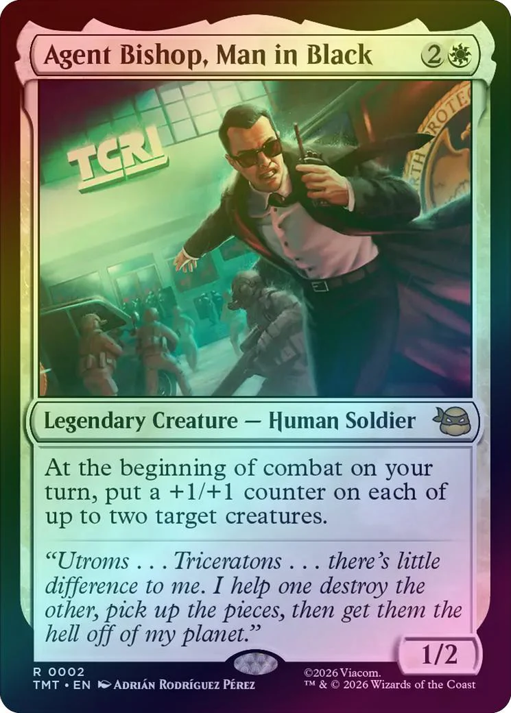 Agent Bishop, Man in Black (Foil) (TMT)