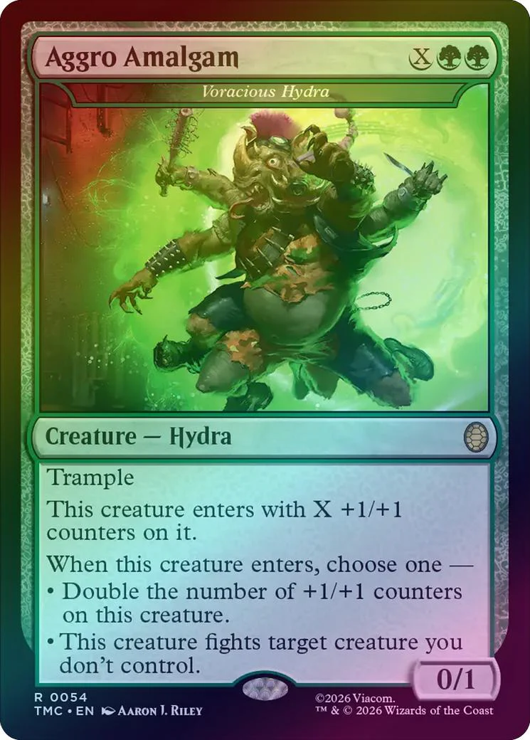 Aggro Amalgam // Voracious Hydra (Surge Foil) (TMC)