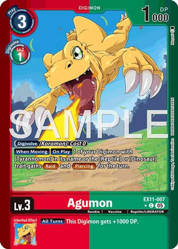 Agumon (Limited Foil) - EX11-007 - Common