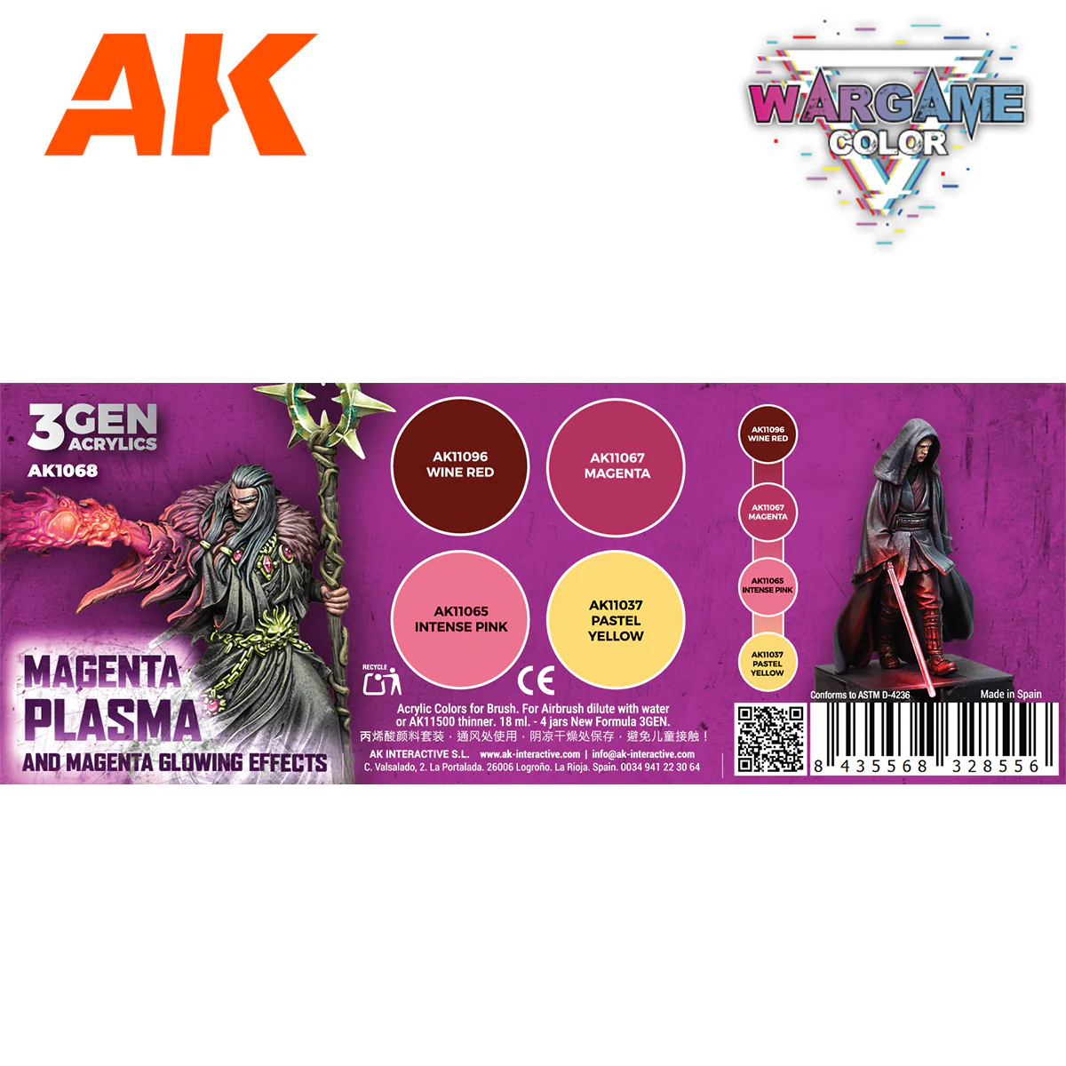 AK Interactive - Magenta Plasma & Glowing Effects Paint Set [AK1068] - Image 2