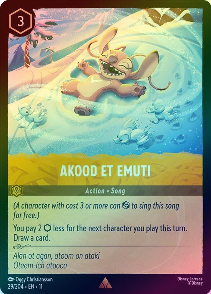 Akood Et Emuti - 29/204 - Rare (Foil)