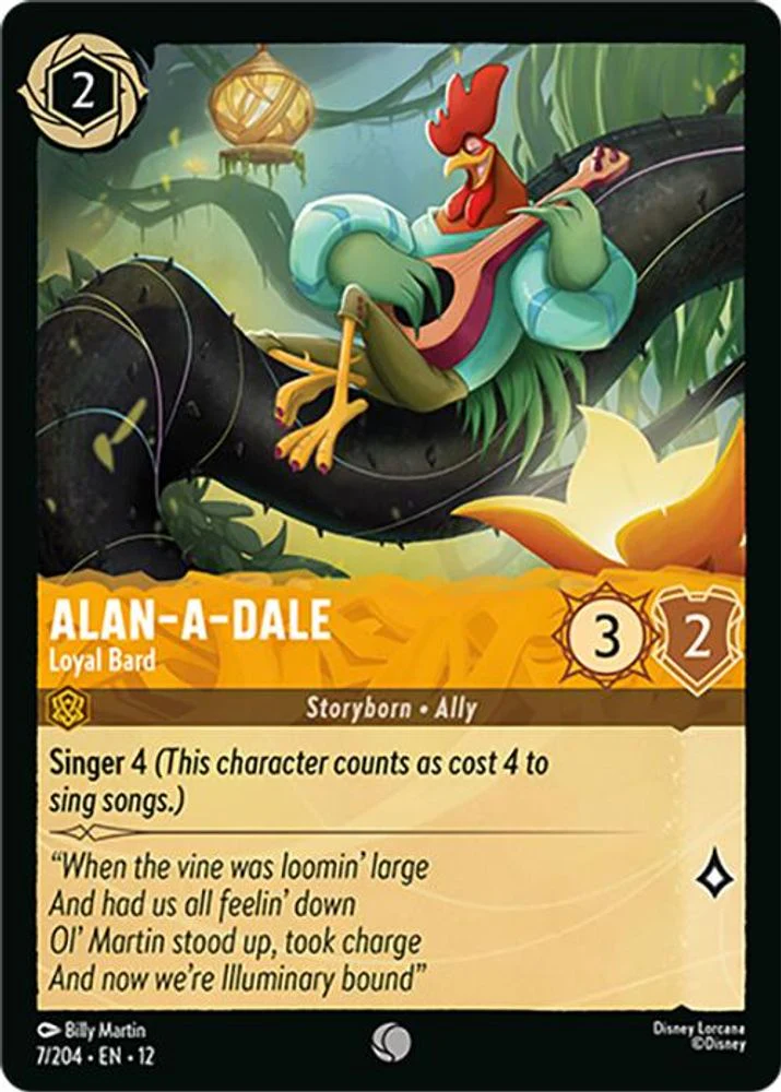 Alan-a-Dale (Loyal Bard) - 7/204 - Common