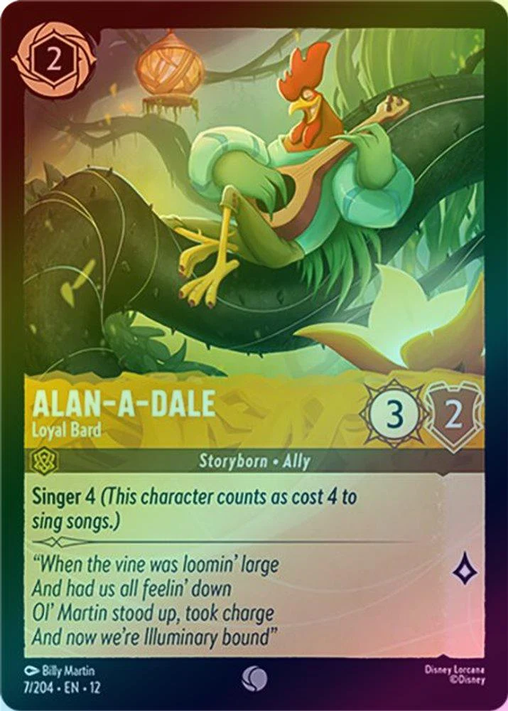 Alan-a-Dale (Loyal Bard) - 7/204 - Common (Foil)
