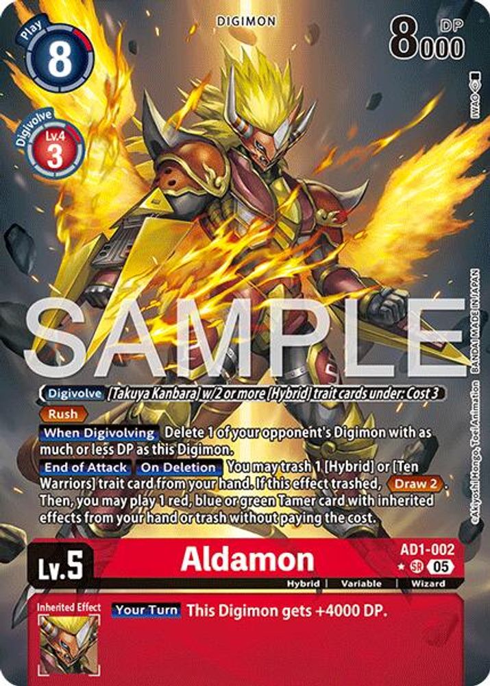 Aldamon (Alternate Art) - AD1-002 - Super Rare