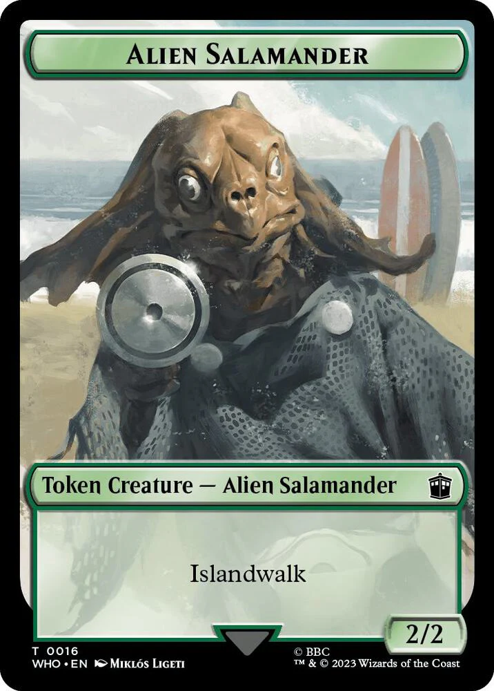 Alien Insect // Alien Salamander Token (TWHO) - Image 2