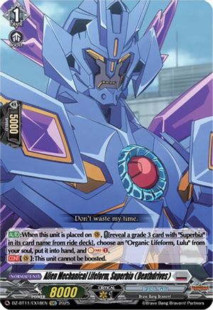 Alien Mechanical Lifeform, Superbia (Deathdrives) - DZ-BT11/EX18EN - Extra Common