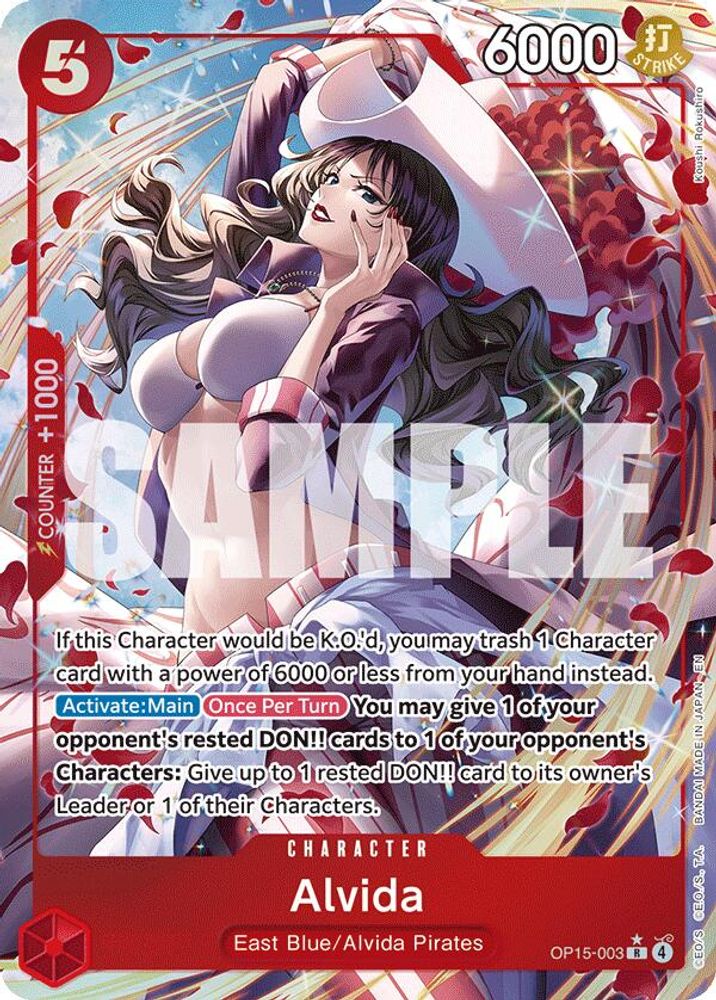 Alvida (Alternate Art) - OP15-003 - Rare